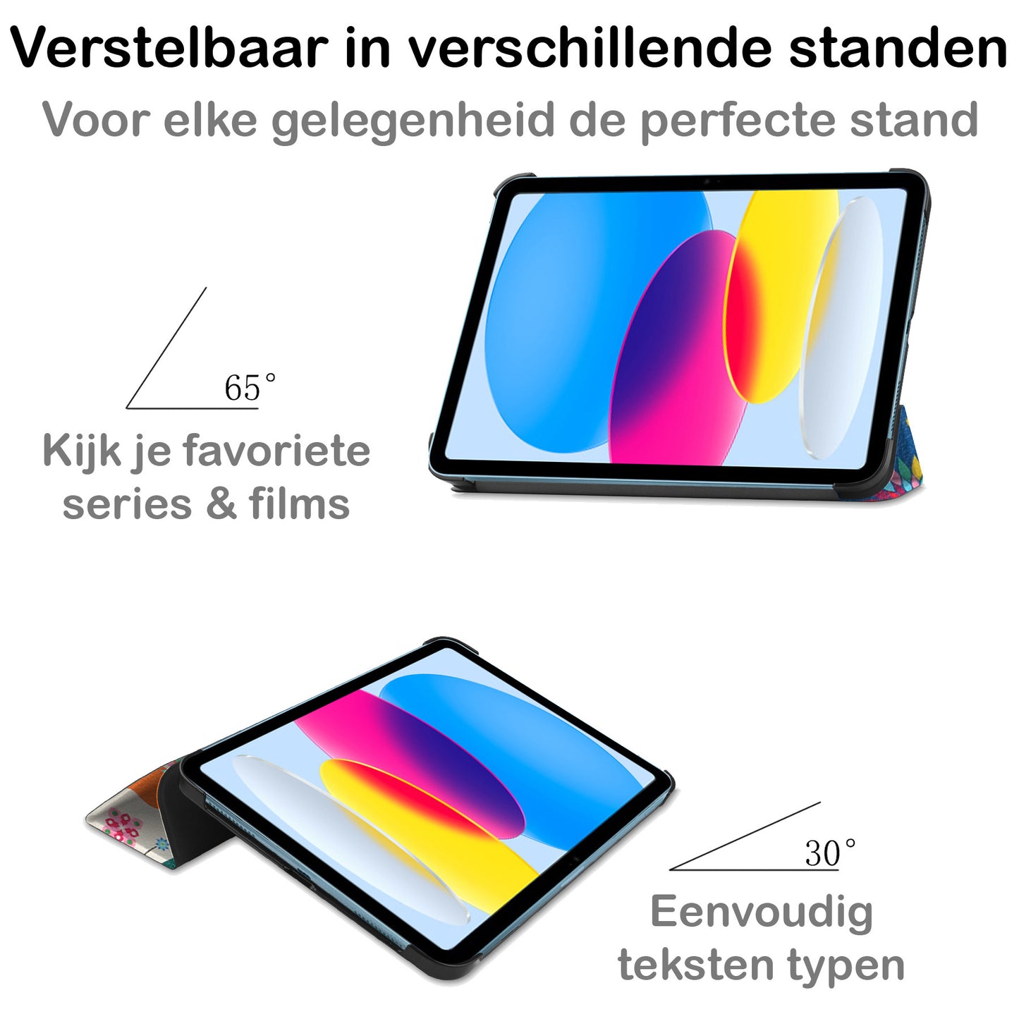 iPad 2022 Hoesje Book Case - Vlinders