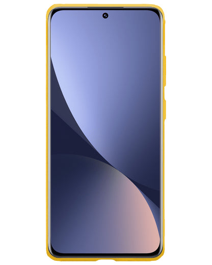 Xiaomi 12 Hoesje Siliconen Backcover Lichtgewicht - Geel