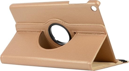 Samsung Galaxy Tab A 10.1 2019 Hoesje 360ðð Draaibare Book Case Kunstleer - Goud