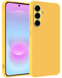 Samsung A37 Hoesje Siliconen Backcover Lichtgewicht - Geel