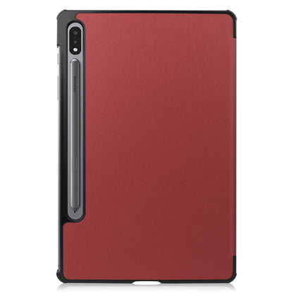 Samsung Galaxy Tab S8 Ultra Hoesje Book Case - Donkerrood