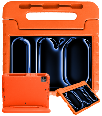 iPad Pro 2024 (11 inch) Kinderhoes Shockabsorberend Foam - Oranje