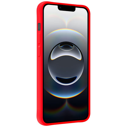 iPhone 16e Hoesje Siliconen Backcover Lichtgewicht - Rood