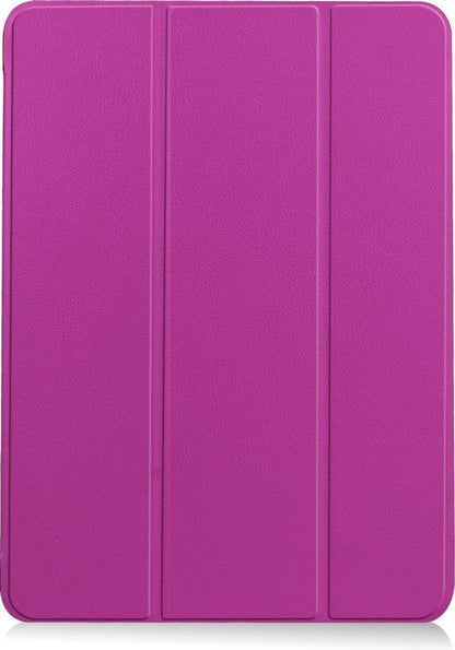 iPad Air 2020 Trifold Bookcase Hoes - Paars