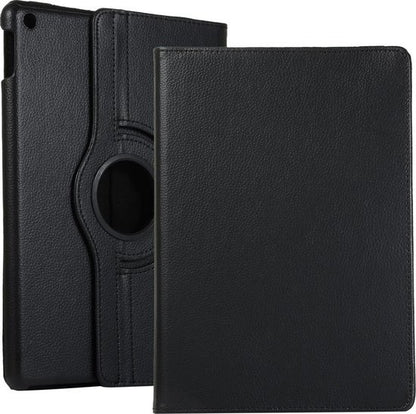 iPad 10.2 2020 Hoesje 360ðð Draaibare Book Case Kunstleer - Zwart