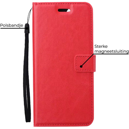 OnePlus Nord 3 Hoesje Book Case Kunstleer - Rood