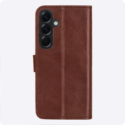 Samsung A57 Hoesje Bookcase Cover met Kaarthouder - Bruin