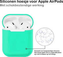 AirPods 1 Hoesje Siliconen Lichtgewicht - Turquoise