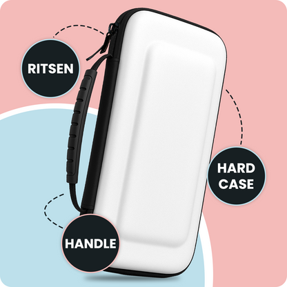 Nintendo Switch 2 Hard Cover Hoes met Spellen ruimte - Wit