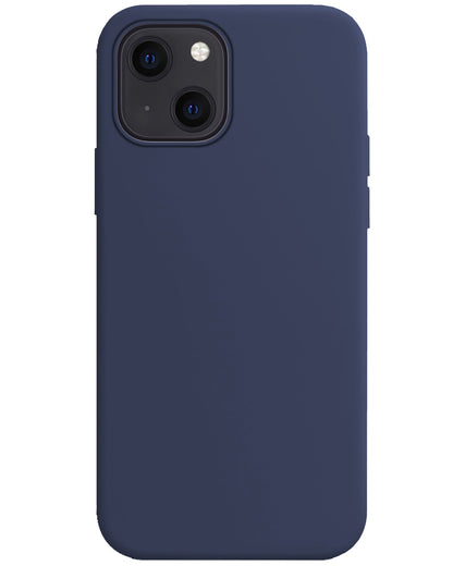 iPhone 15 Hoesje Siliconen - Donkerblauw