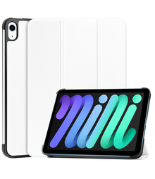 iPad Mini 7 Trifold Bookcase Hoes - Wit
