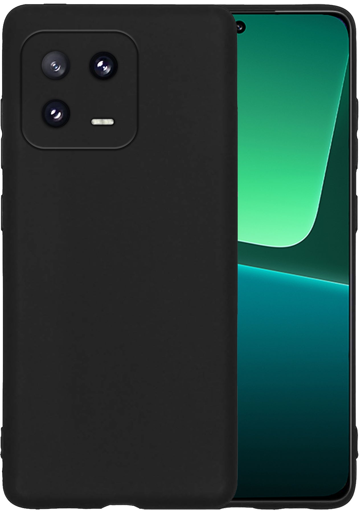 Xiaomi 13 Pro Hoesje Siliconen - Zwart