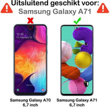 Samsung A71 Screenprotector Gehard Glas - Anti-kras