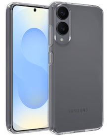 Samsung S25 Edge Hoesje Siliconen Backcover Lichtgewicht - Transparant