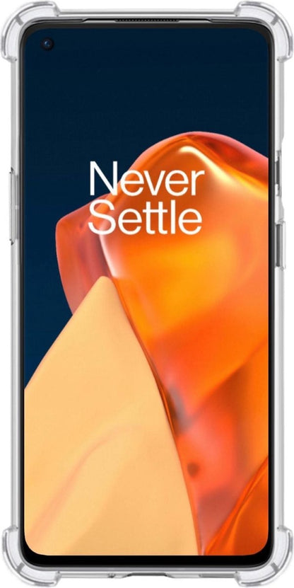OnePlus 9 Pro Hoesje Shockproof Backcover Siliconen - Transparant
