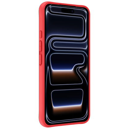 iPhone 17 Pro Max Hoesje Siliconen Backcover Lichtgewicht - Rood