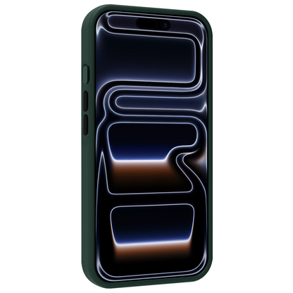 iPhone 17 Pro Max Hoesje Geschikt voor Magsafe Backcover Shockproof - Donkergroen