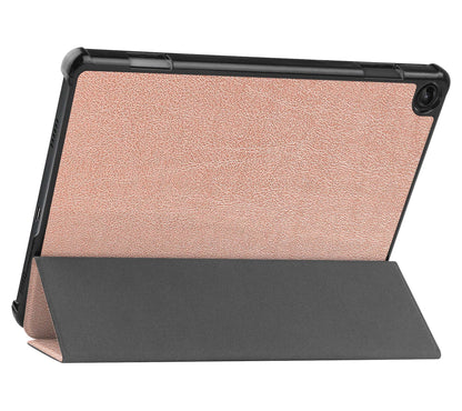 Lenovo Tab M10 (3rd gen) Trifold Bookcase Hoes - Rosé goud