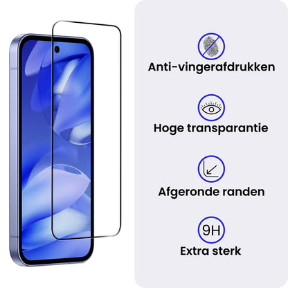 Google Pixel 9a Screenprotector Gehard Glas - Full Screen
