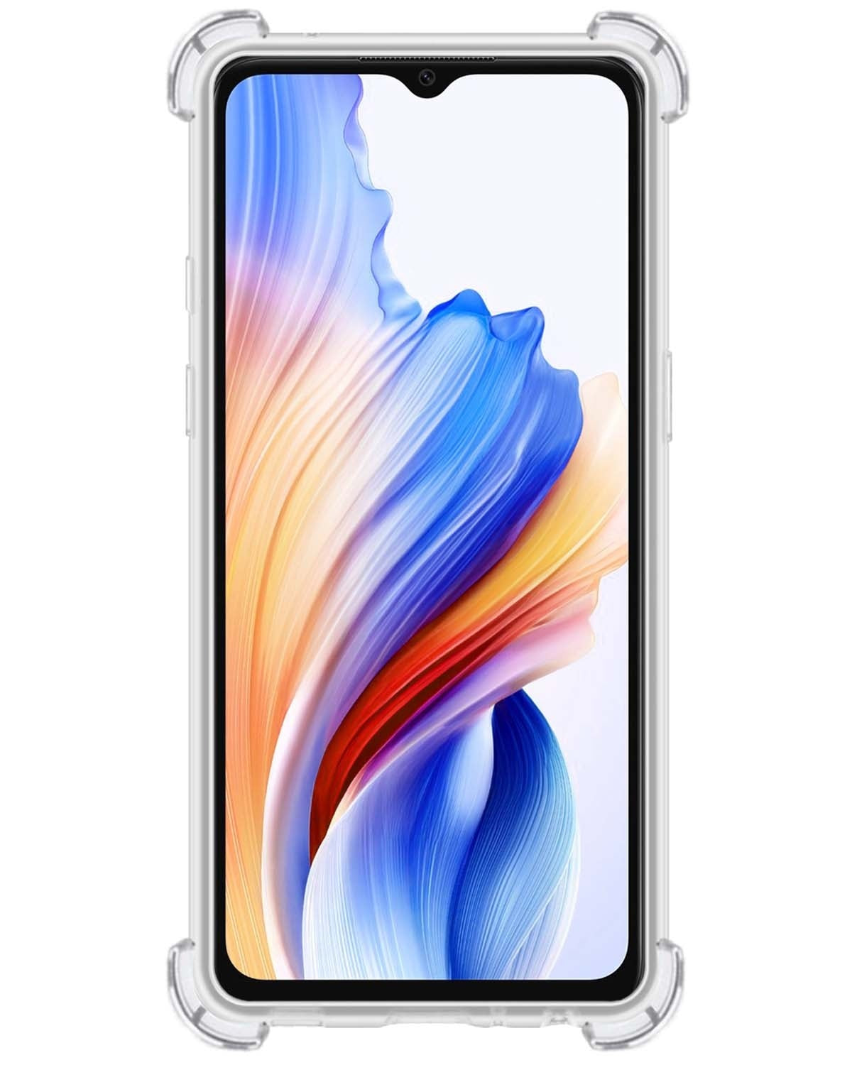 OPPO A18 Hoesje Shock Proof Siliconen - Transparant