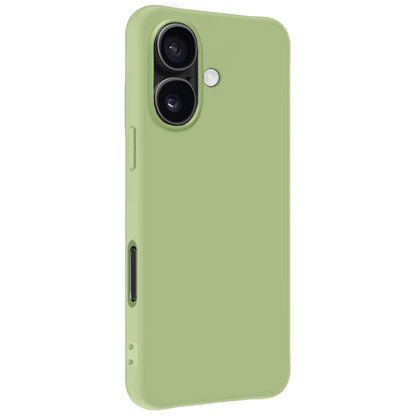 iPhone 16 Hoesje Siliconen Backcover Lichtgewicht - Groen