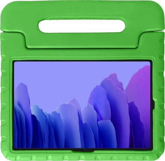 Samsung Galaxy Tab A7 Hoesje Kids Cover Bumper - Groen