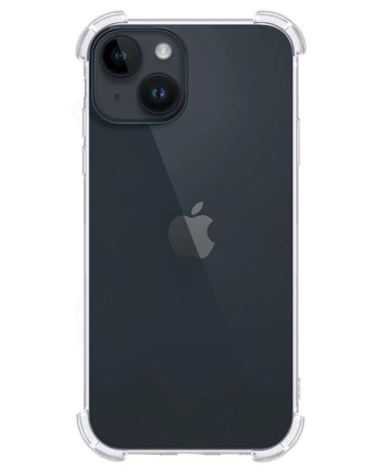 iPhone 15 Plus Hoesje Shockproof Backcover Siliconen - Transparant