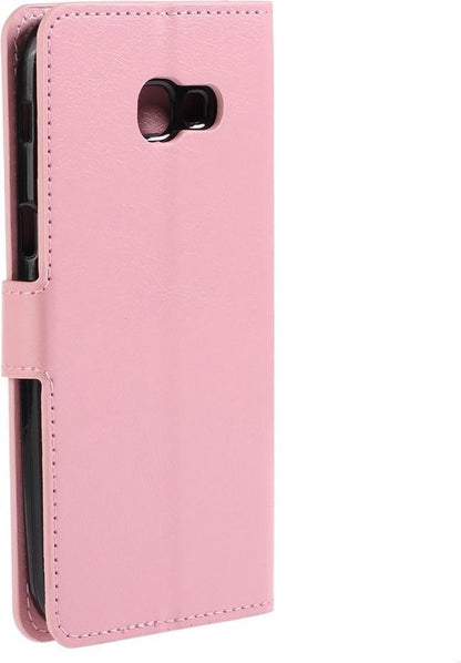 Samsung Galaxy A5 2017 Hoesje Bookcase Cover met Kaarthouder - Lichtroze