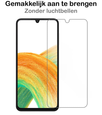 Samsung A33 Screenprotector Gehard Glas - Anti-kras