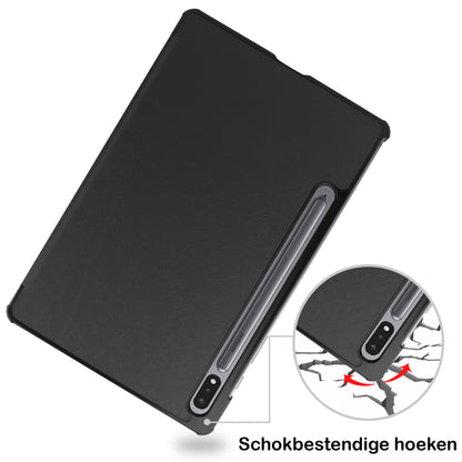 Samsung Galaxy Tab S8 Hoesje Book Case - Zwart