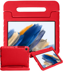 Samsung Galaxy Tab A8 Kinderhoes Shockabsorberend Foam - Rood