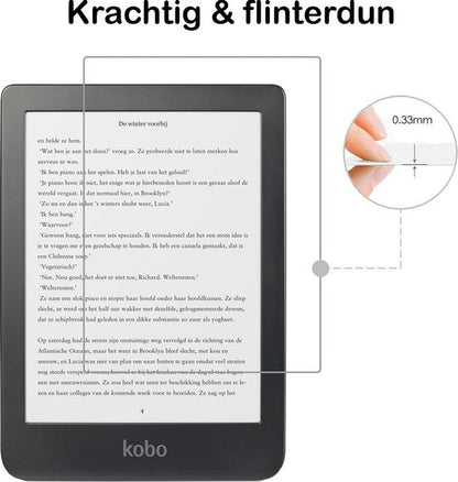 Screenprotector Geschikt voor Kobo Clara HD Screenprotector Gehard Glas Tempered Glass - Screenprotector Geschikt voor Kobo Clara HD Screenprotector
