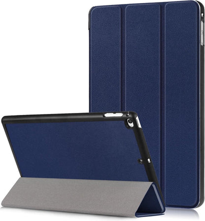 iPad Mini 5 Trifold Bookcase Hoes - Donkerblauw