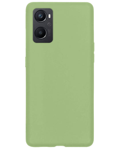 OPPO A76 Hoesje Siliconen Backcover Lichtgewicht - Groen