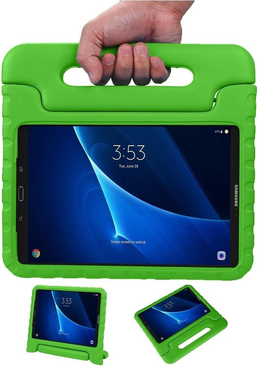 Samsung Galaxy Tab A 10.1 2019 Hoesje Kids Cover Bumper - Groen