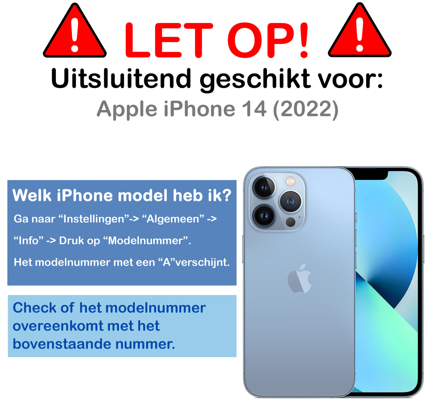 iPhone 14 Hoesje Siliconen - Zwart