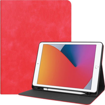 iPad 10.2 2020 Hoesje Hardcover Book Case - Rood