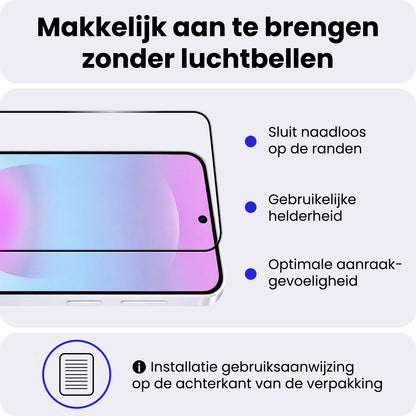 Samsung A37 Screenprotector Gehard Glas - Full Screen