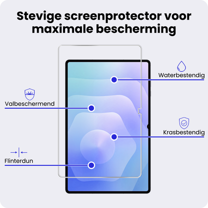 Samsung Galaxy Tab S11 Ultra Screenprotector Gehard Glas - Anti-kras