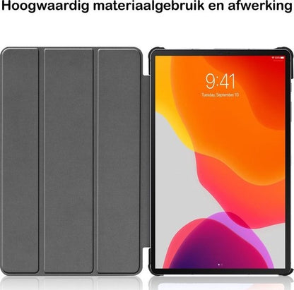iPad 10.2 2019 Trifold Bookcase Hoes - Donkergroen
