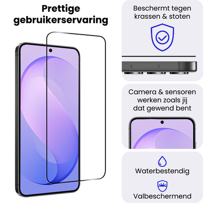 Samsung S26 FE Screenprotector Gehard Glas - Full Screen