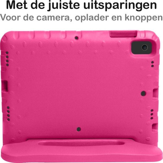 iPad 10.2 2020 Hoesje Kids Cover Bumper - Roze