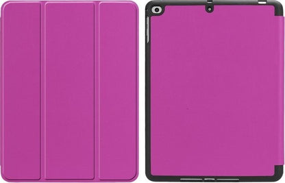 iPad Air 1 Trifold Bookcase Hoes - Paars