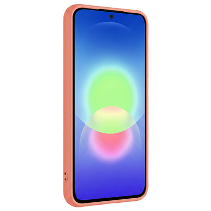Samsung A27 Hoesje Siliconen Backcover Lichtgewicht - Perzik