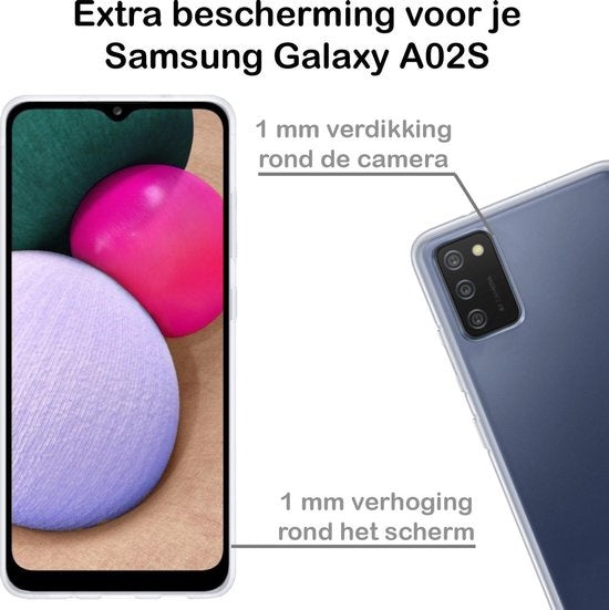 Samsung A02s Hoesje Siliconen - Transparant