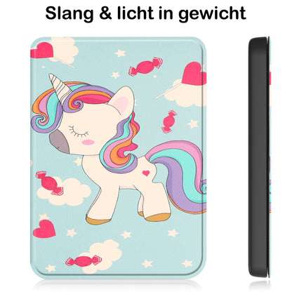 Kobo Clara 2E Bookcase Hoes Shockabsorberend - Eenhoorn