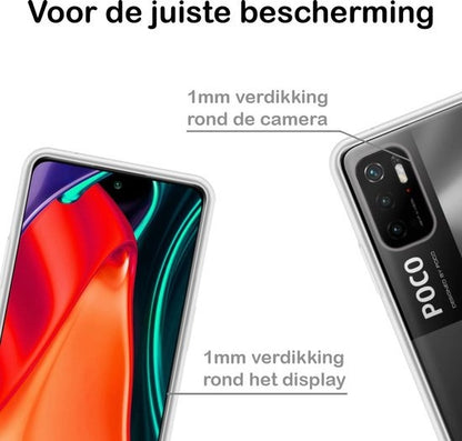 Poco M3 Pro Hoesje Siliconen Backcover Lichtgewicht - Transparant
