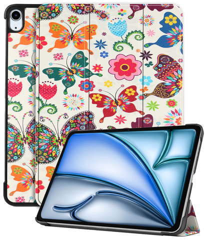 iPad Air 2024 (11 inch) Hoesje Book Case - Vlinders