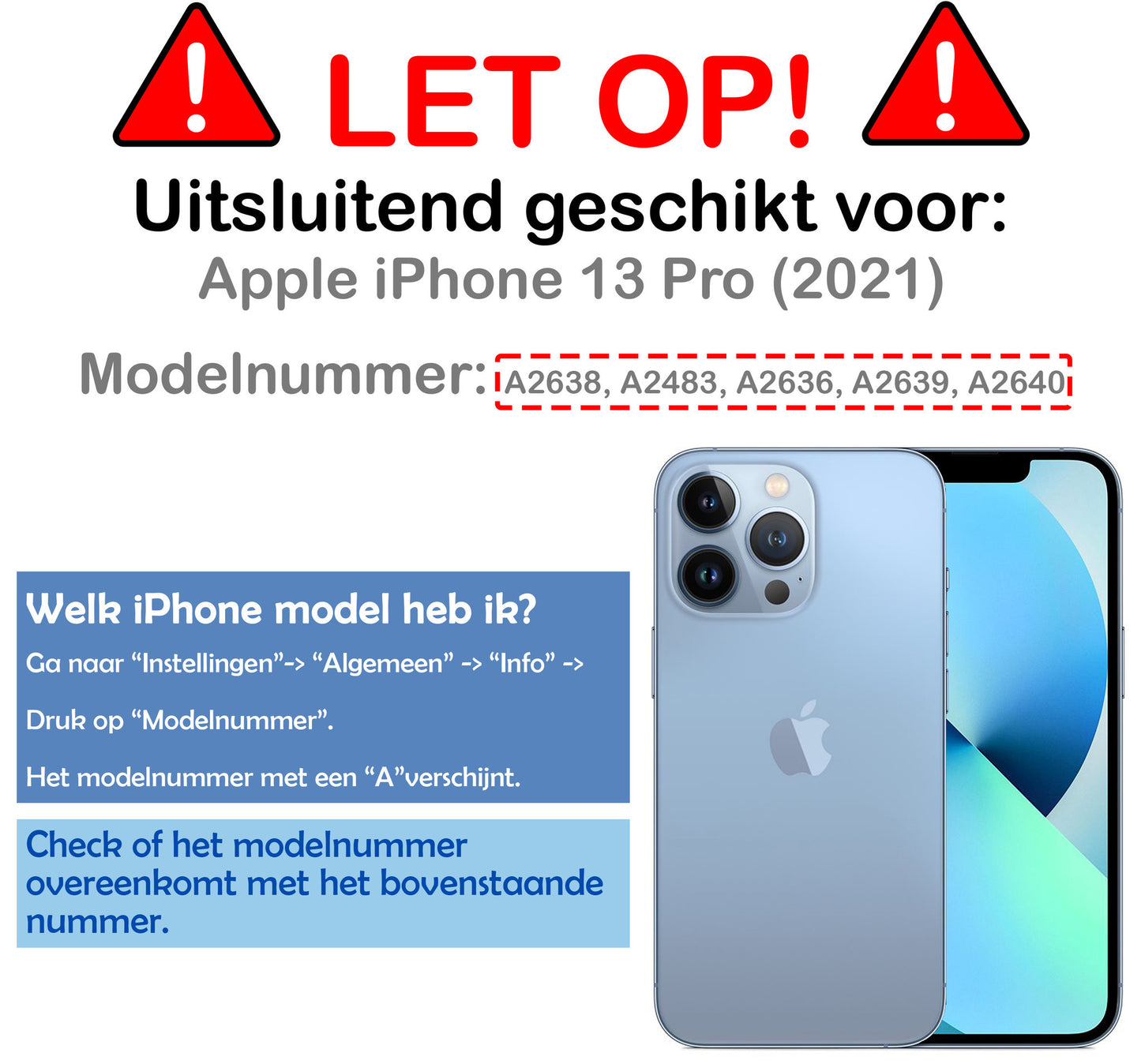 iPhone 13 Pro Hoesje Siliconen - Zwart