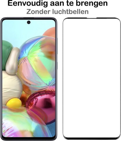 Samsung A71 Screenprotector Gehard Glas - Full Screen